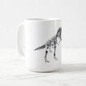 Tyrannosaurus rex en Triceratops Koffiemok (Voorkant links)