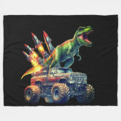 Tyrannosaurus Rex Fleece Deken (Voorkant (Horizontaal))
