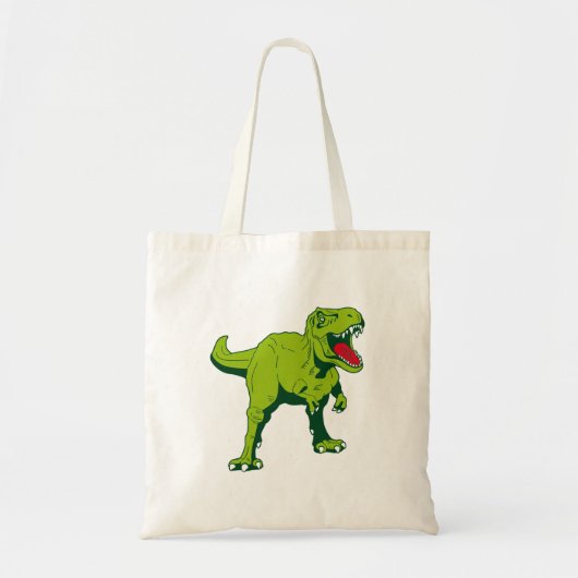 Tyrannosaurus rex gestileerde canvas tas (Voorkant)