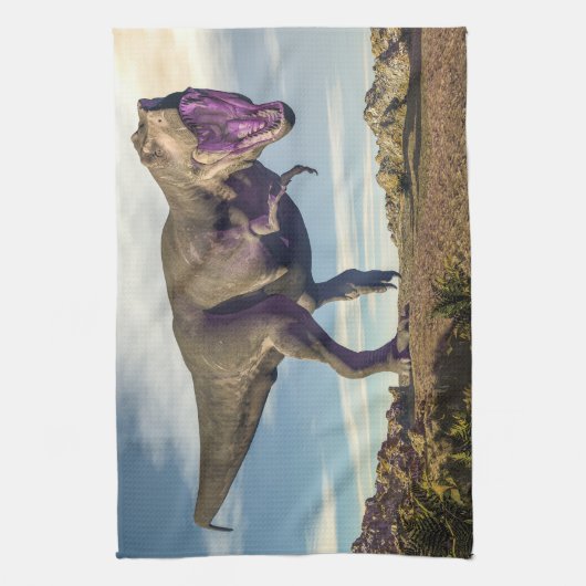 Tyrannosaurus rex-haring theedoek (Verticaal)