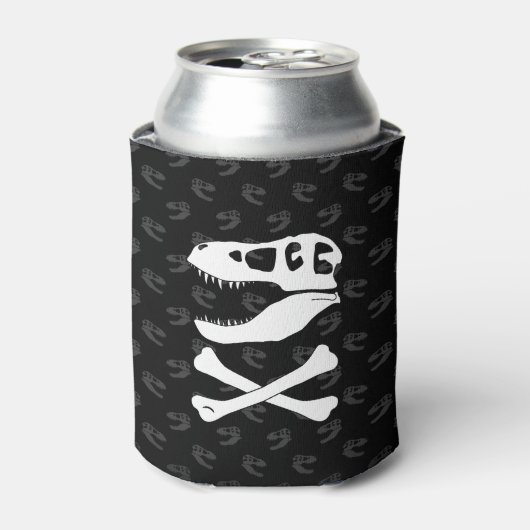 Tyrannosaurus Rex Jolly Roger Blikjeskoeler (Blikje Voorkant)