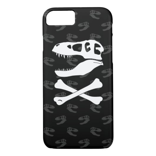 Tyrannosaurus Rex Jolly Roger Case-Mate iPhone Case (Achterkant)