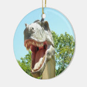 Tyrannosaurus Rex Keramisch Ornament (Links)