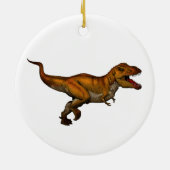Tyrannosaurus Rex met T-Rex Keramisch Ornament (Achterkant)