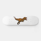 Tyrannosaurus Rex met T-Rex Persoonlijk Skateboard (Horizontaal)