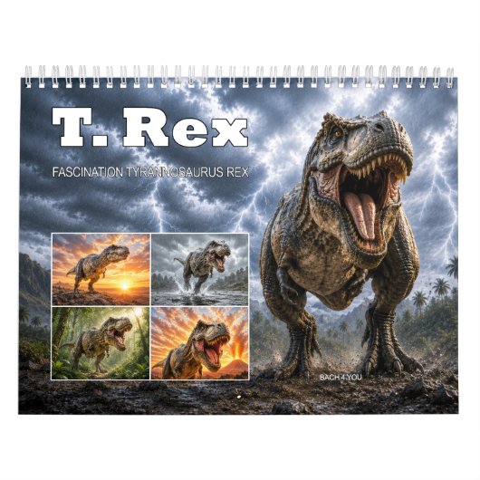 Tyrannosaurus Rex – Muurkalender Kalender (Hoes)