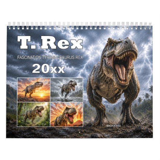 Tyrannosaurus Rex – Muurkalender Kalender (Hoes)