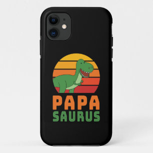 Tyrannosaurus Rex Papasaurus Dinosaur Vaderdag Case-Mate iPhone Case