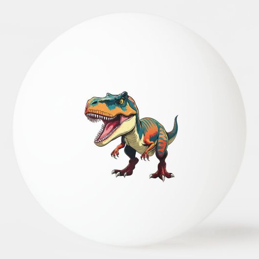 Tyrannosaurus Rex Pingpongbal (Voorkant)