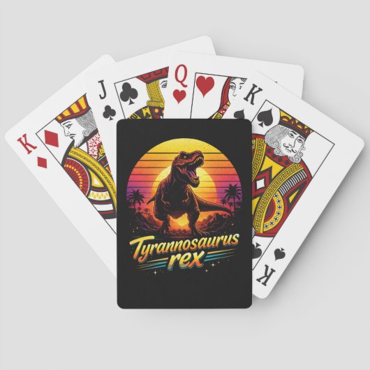Tyrannosaurus Rex Pokerkaarten (Achterkant)