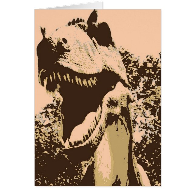 Tyrannosaurus Rex Pop Art (Voorkant)