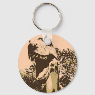 Tyrannosaurus Rex Pop Art Sleutelhanger