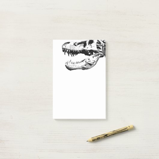 Tyrannosaurus rex post-it® notes (Op bureau)