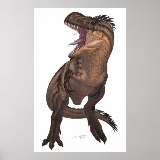Tyrannosaurus rex poster (Voorkant)