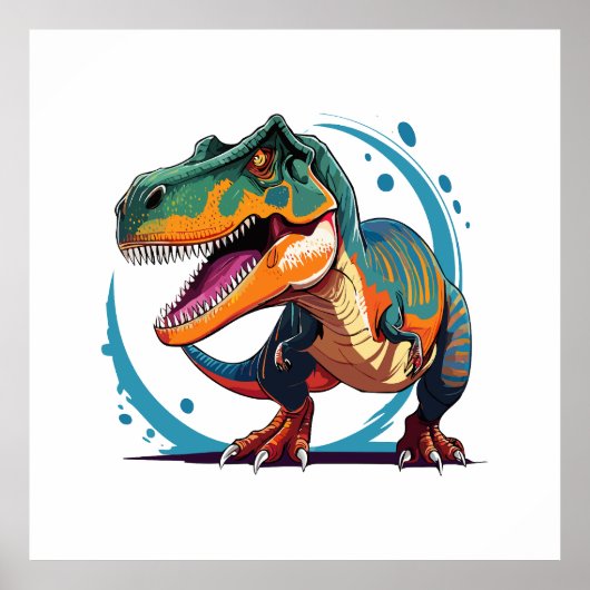 Tyrannosaurus Rex Poster (Voorkant)