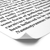 Tyrannosaurus rex poster (Hoek)