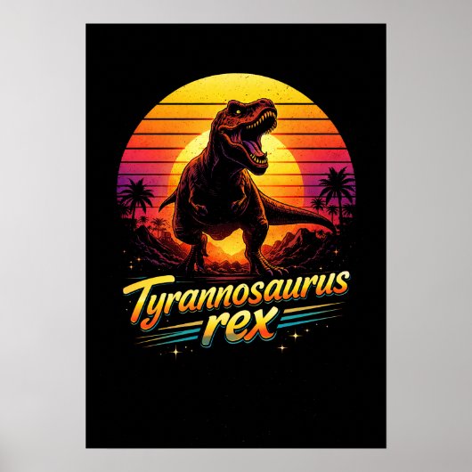 Tyrannosaurus Rex Poster (Voorkant)