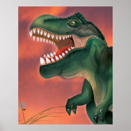 Tyrannosaurus Rex Poster (Voorkant)