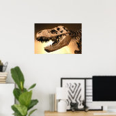 Tyrannosaurus Rex Poster (Thuiskantoor)