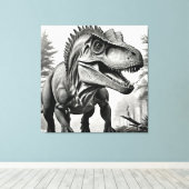 Tyrannosaurus Rex Print Nieuwheid: T-Rex (Insitu (Houten vloer))