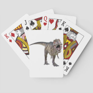 Tyrannosaurus Rex Roaring naar voren Speelkaarten