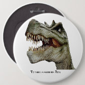Tyrannosaurus Rex Ronde Button 6,0 Cm (Voorkant /achterkant)