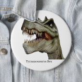 Tyrannosaurus Rex Ronde Button 6,0 Cm (In situ)