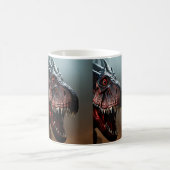 Tyrannosaurus Rex Scary Face, Coffee Mok (Center)