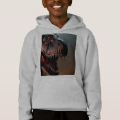 Tyrannosaurus Rex Scary Face, Kinder hoodie (Voorkant)