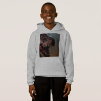 Tyrannosaurus Rex Scary Face, Kinder hoodie