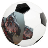 Tyrannosaurus Rex Scary Face, Soccerball Voetbal (Drie kwart)