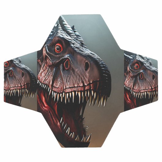 Tyrannosaurus Rex Scary Face, Soccerball Voetbal (Enkel)