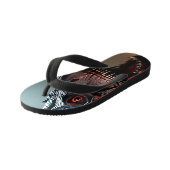 Tyrannosaurus Rex Scary Face, Teenslippers (Schuin)