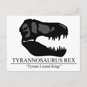 Tyrannosaurus Rex Skull Briefkaart