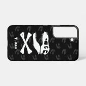Tyrannosaurus rex Skull en Crossbones Samsung Galaxy Hoesje (Achterkant horizontaal)