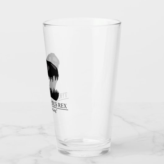 Tyrannosaurus Rex Skull Glas (Links)