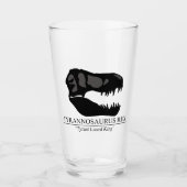 Tyrannosaurus Rex Skull Glas (Voorkant)