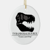 Tyrannosaurus Rex Skull Keramisch Ornament (Rechts)