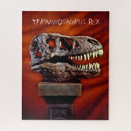 Tyrannosaurus Rex Skull Legpuzzel (Verticaal)