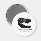 Tyrannosaurus Rex Skull Magneet (Voorkant / Achterkant)