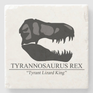 Tyrannosaurus Rex Skull Stenen Onderzetter