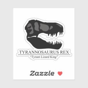 Tyrannosaurus Rex Skull Sticker