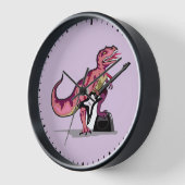 Tyrannosaurus rex speelt gitaar. (Hoek)