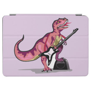 Tyrannosaurus rex speelt gitaar. iPad air cover