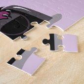 Tyrannosaurus rex speelt gitaar. legpuzzel (Zijkant)