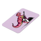 Tyrannosaurus rex speelt gitaar. magneet (Linkerzijde)