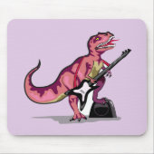 Tyrannosaurus rex speelt gitaar. muismat (Voorkant)