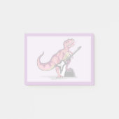 Tyrannosaurus rex speelt gitaar. post-it® notes (Voorkant)