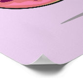 Tyrannosaurus rex speelt gitaar. poster (Hoek)