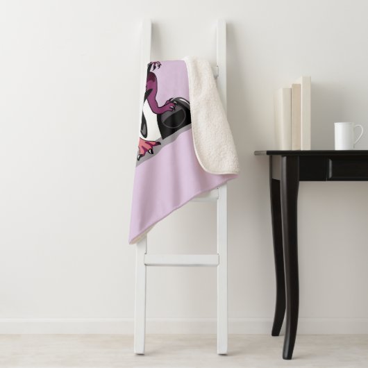 Tyrannosaurus rex speelt gitaar. sherpa deken (In situ)